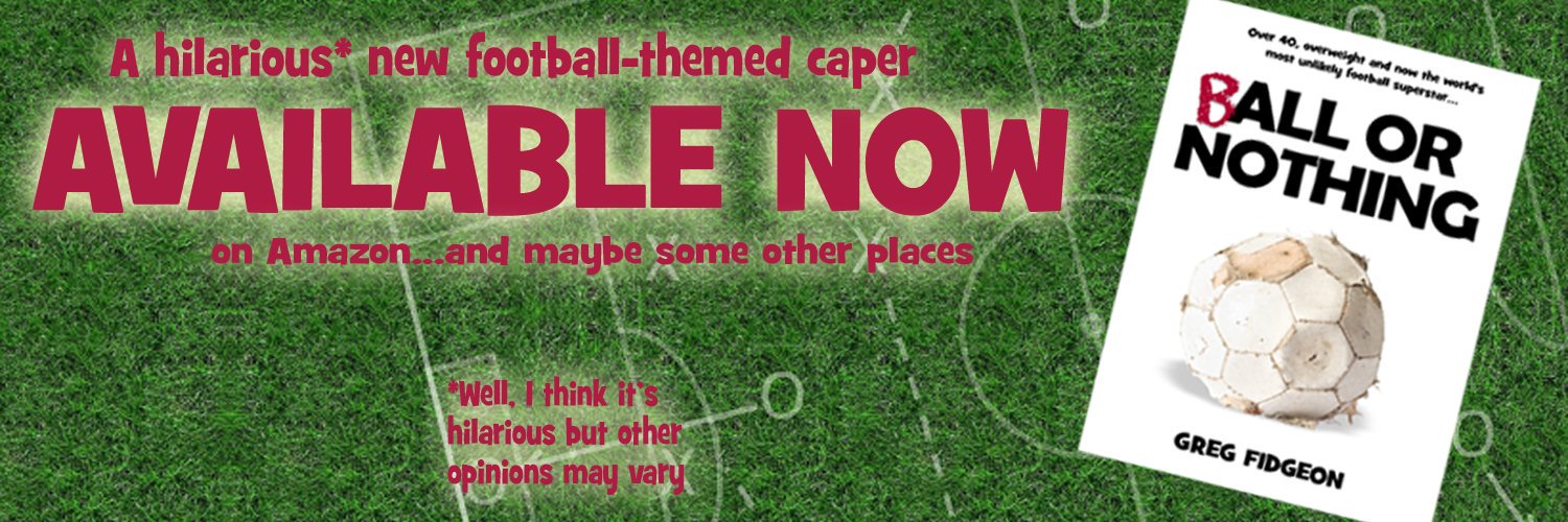 Greg Fidgeon - Author banner