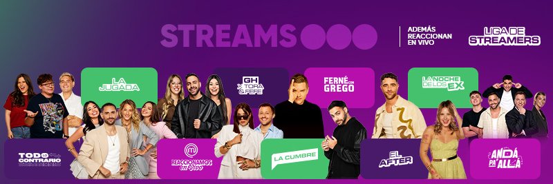Streams Telefe banner