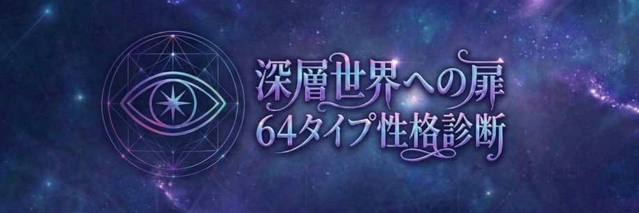 深層世界への扉｜64タイプ性格診断 banner