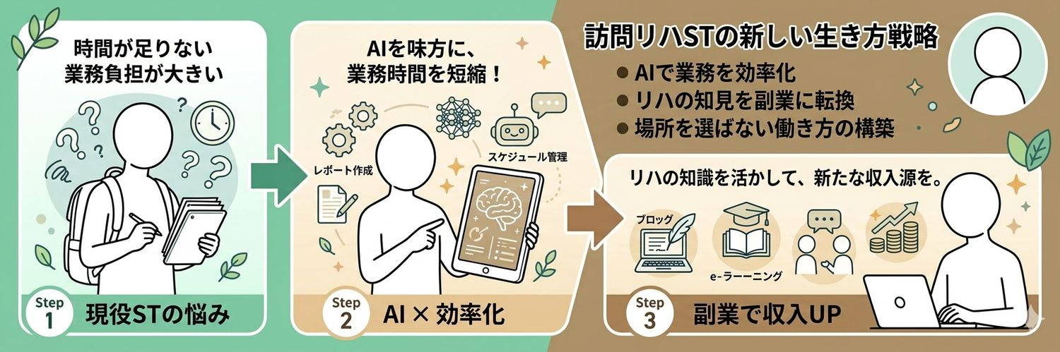 いいとも　訪問リハST×AI×副業 banner