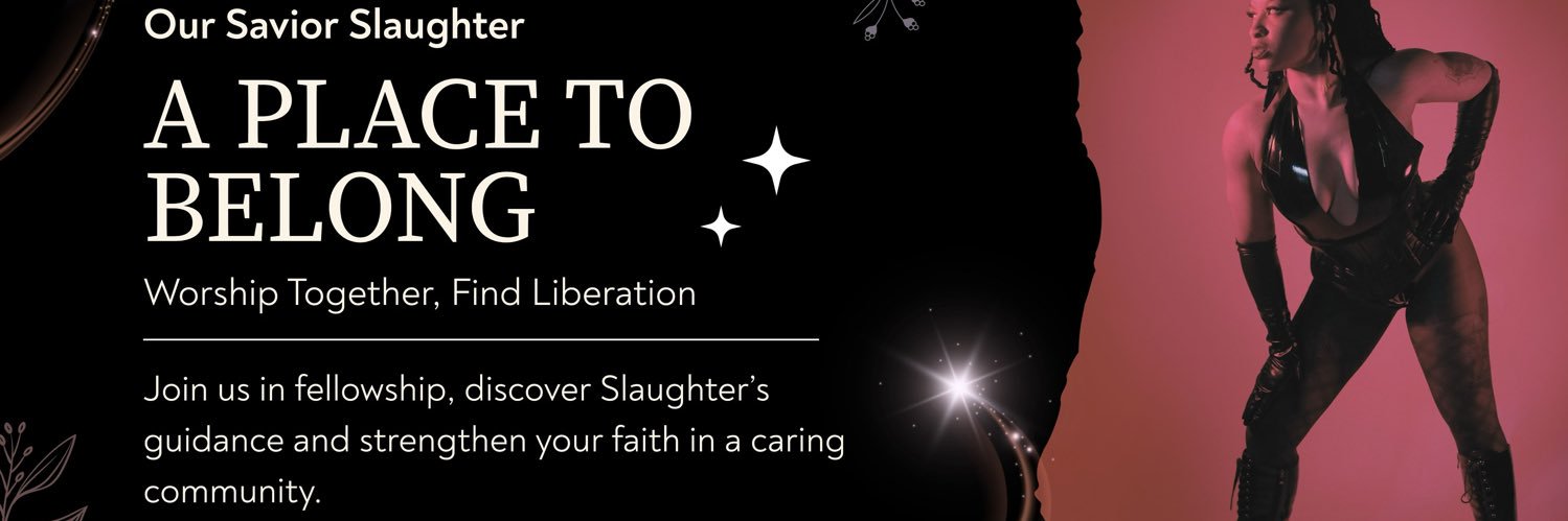Our Savior Goddess Slaughter banner