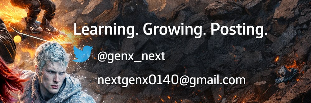Next Genx (@genx_next) / Posts / X