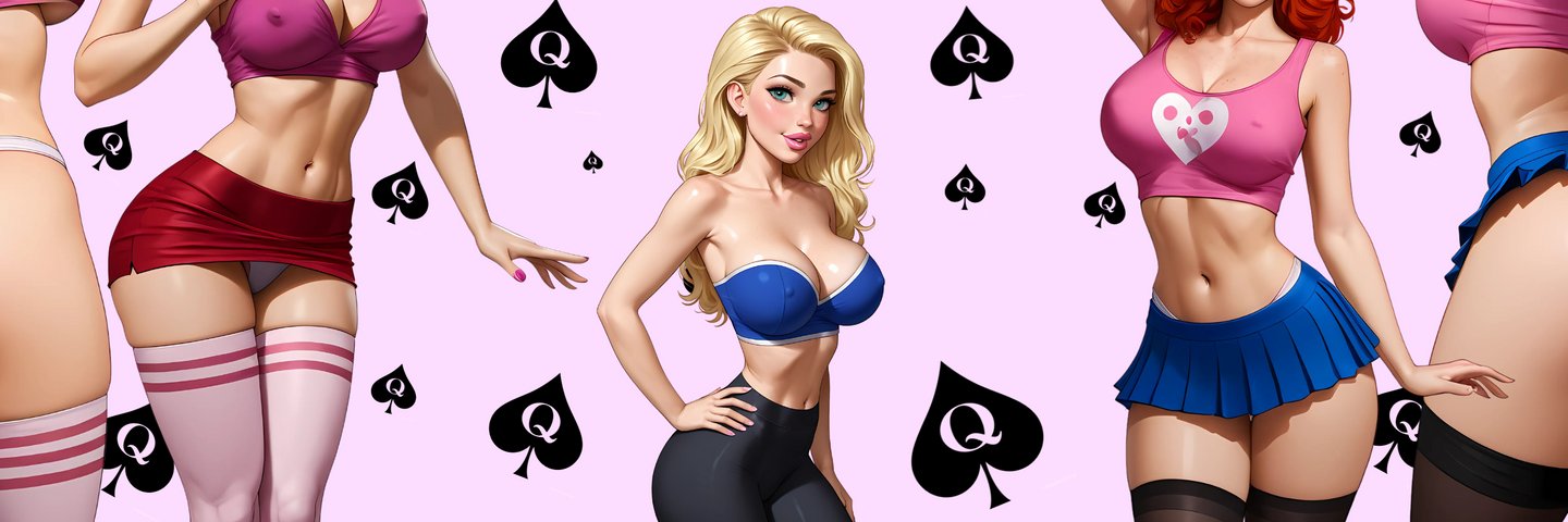 ♠️ Black Spade Queen ♠️ banner