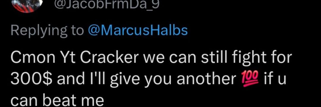 Not Marcus Halberstram banner