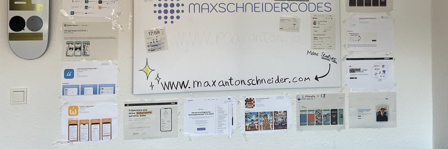 Max Anton Schneider banner
