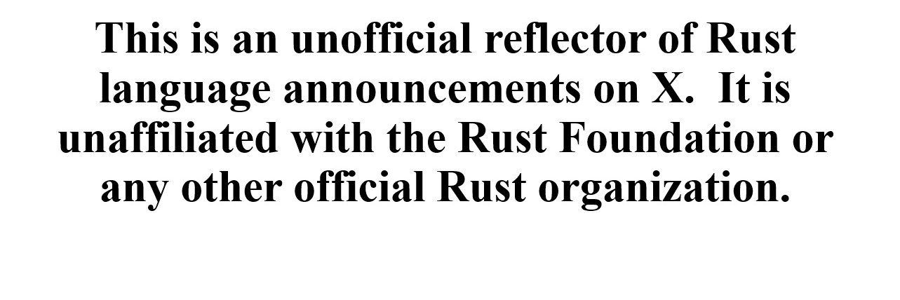 RustOnX banner