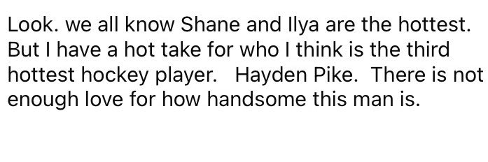 Hayden Pike banner