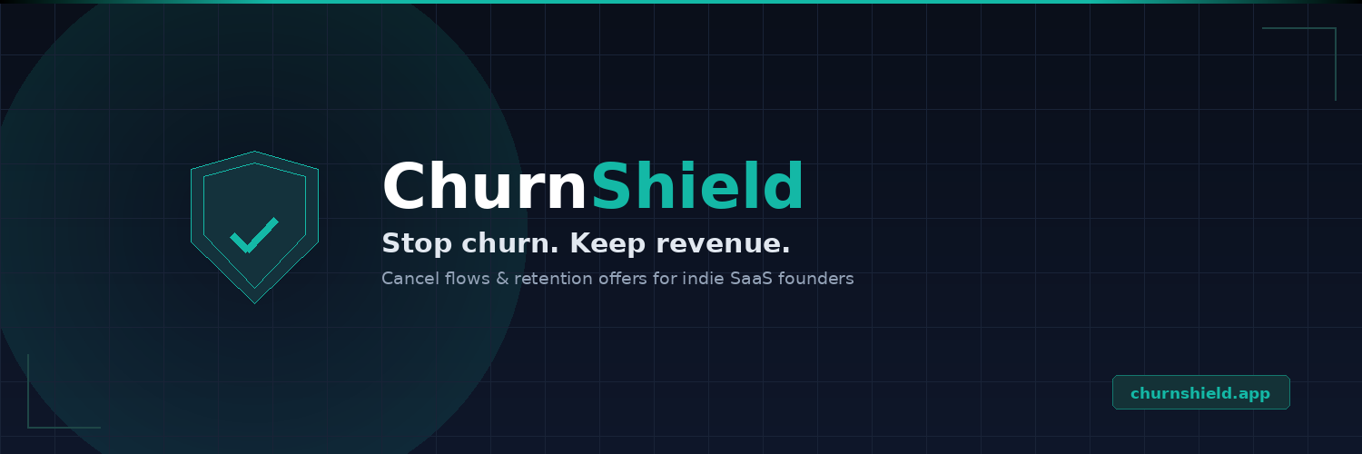 ChurnShield banner