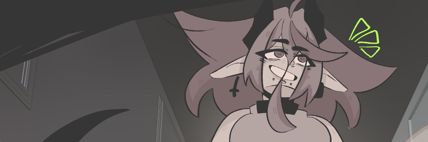 Teaxio ☕ British Horror VTuber 🦇 💜 banner