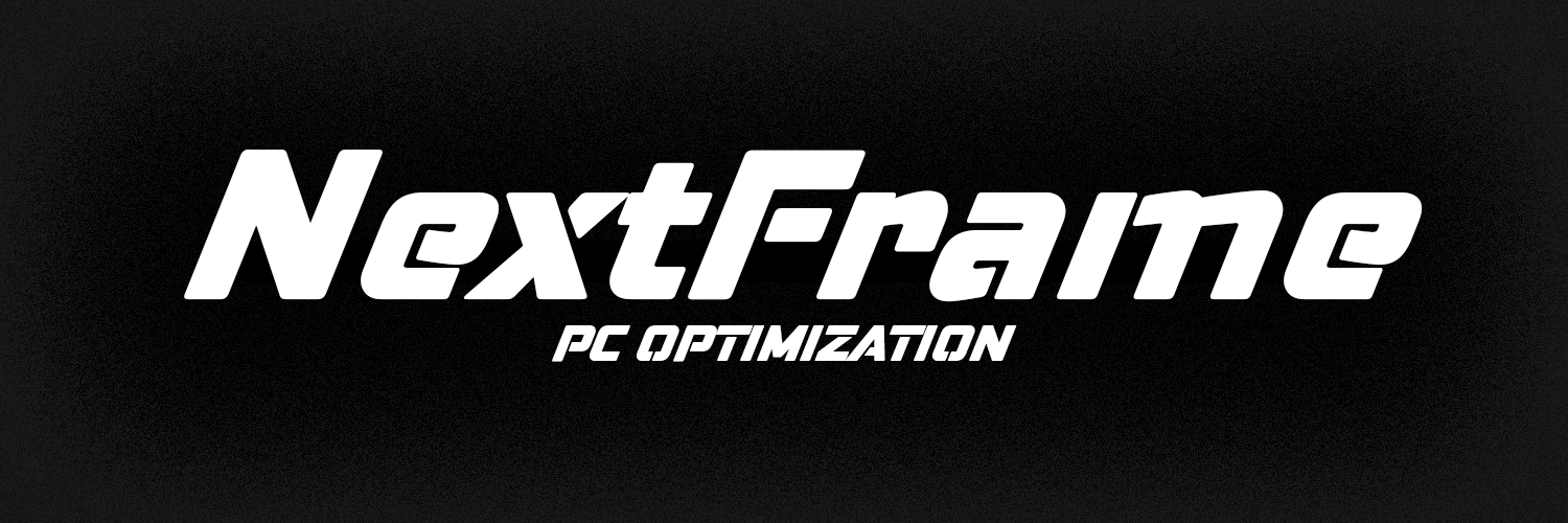 NextFrame PC Optimization banner