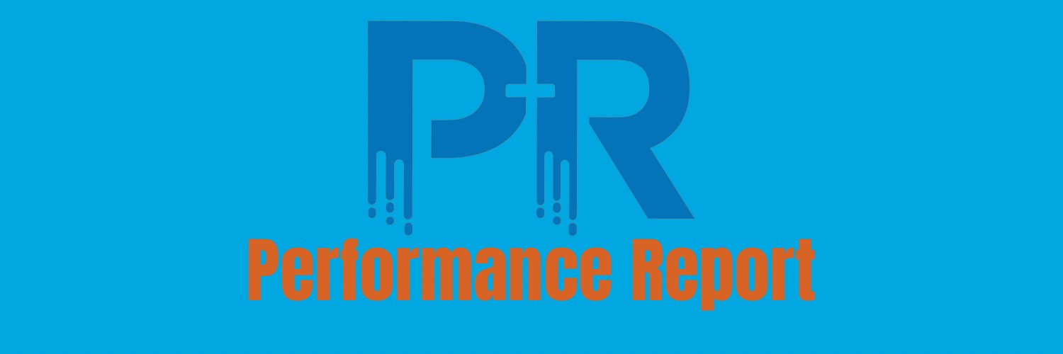 The PR Performance Report banner