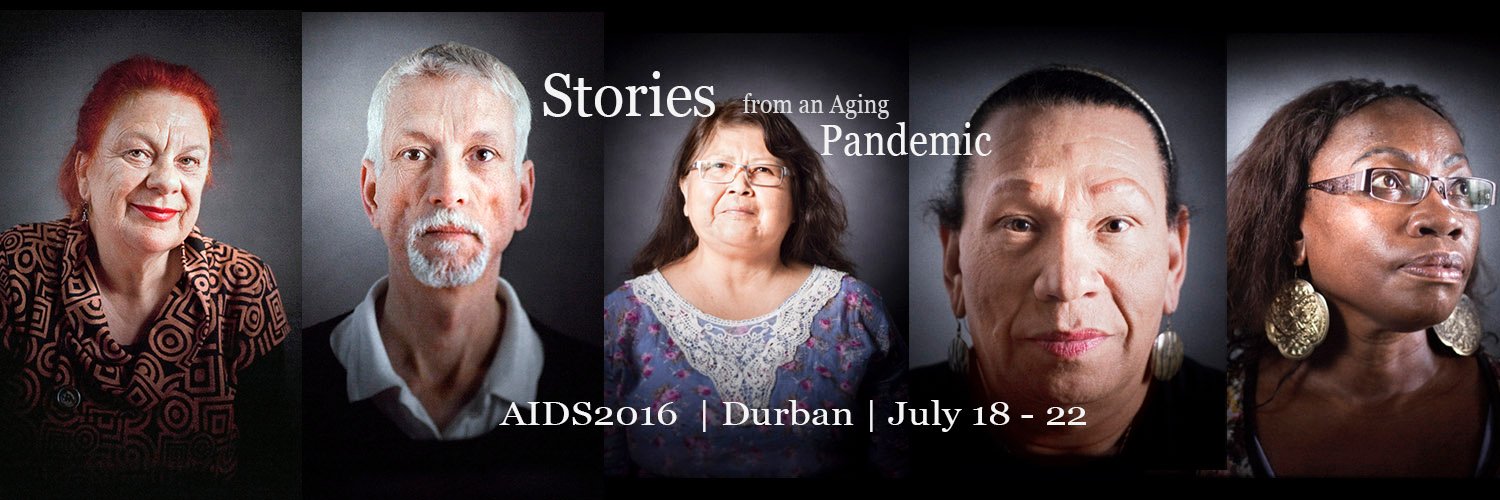 The Graying of AIDS banner