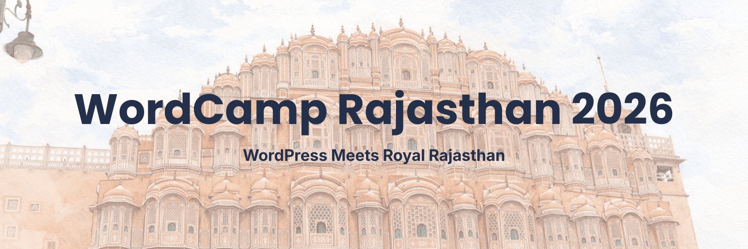 WordCamp Rajasthan banner