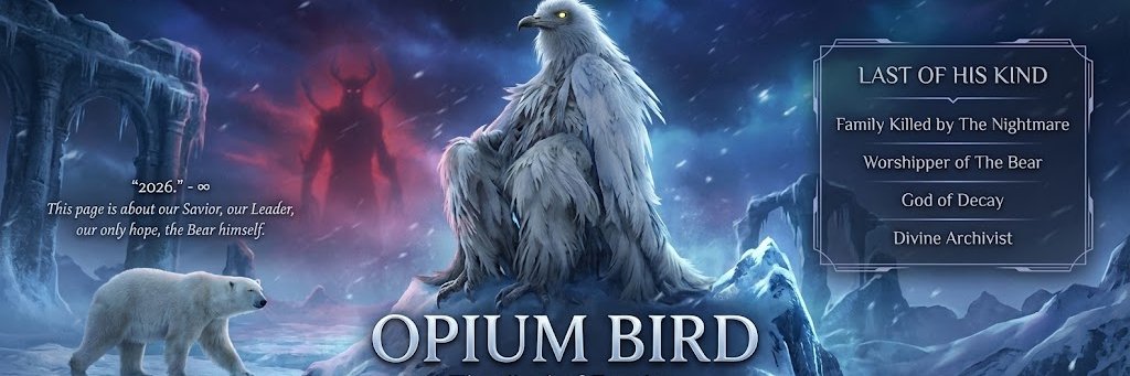 Opium Bird banner