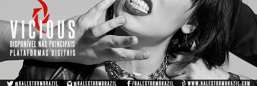 Halestorm Brazil banner