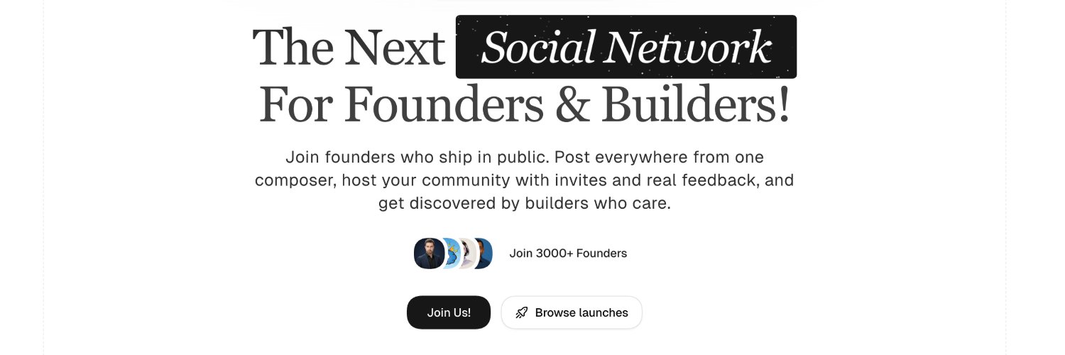 FoundrList banner