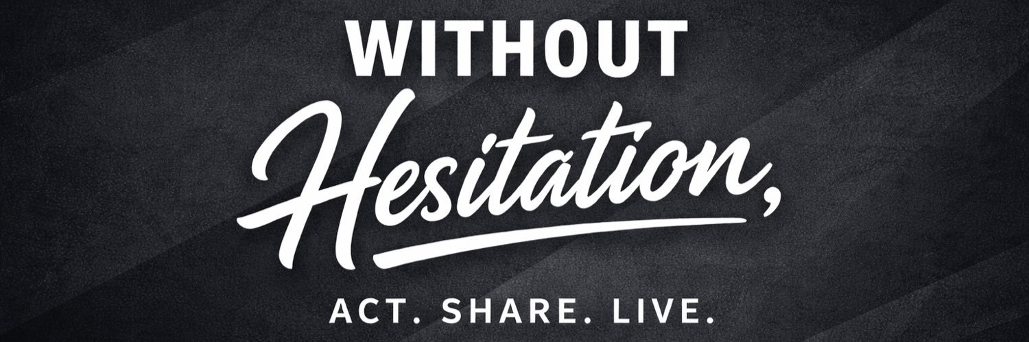 Without Hesitation, banner