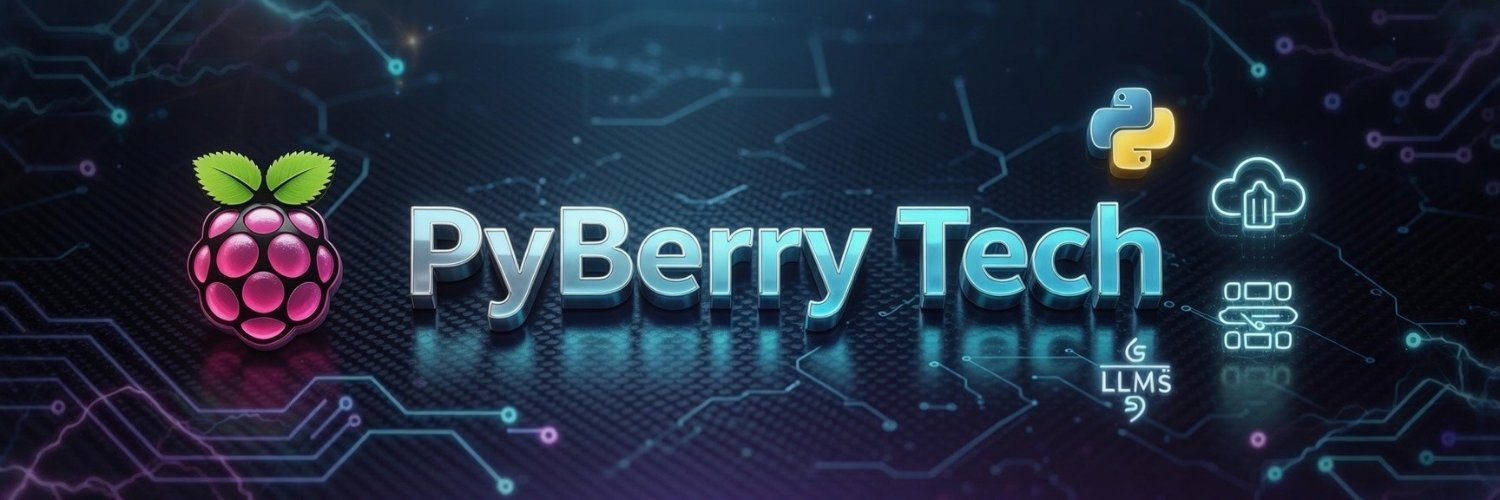 PyBerry Tech 🐍🍓 banner
