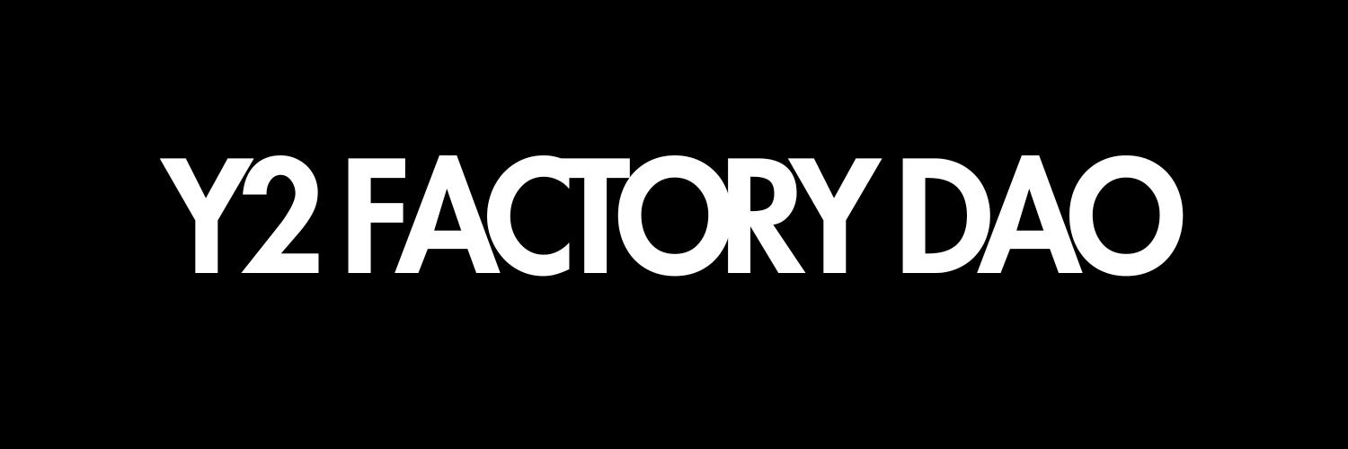 Y2FACTORY DAO banner