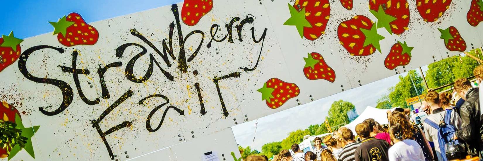 Strawberry Fair banner