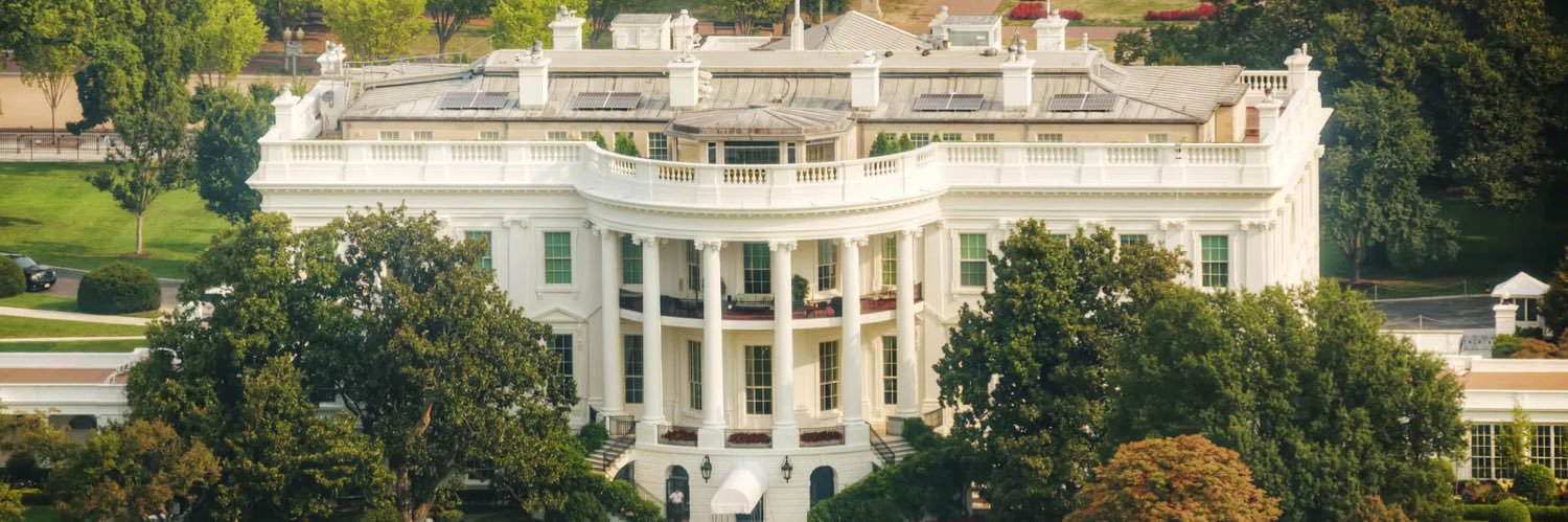 The White House banner
