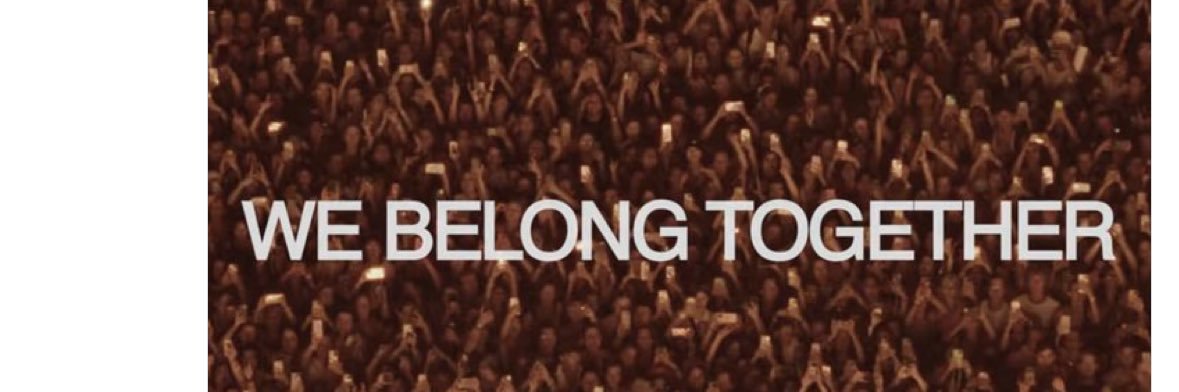 Smile WE belong together banner