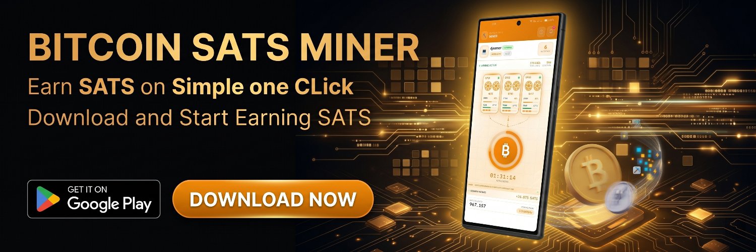 Bitcoin SATS Mining : App banner