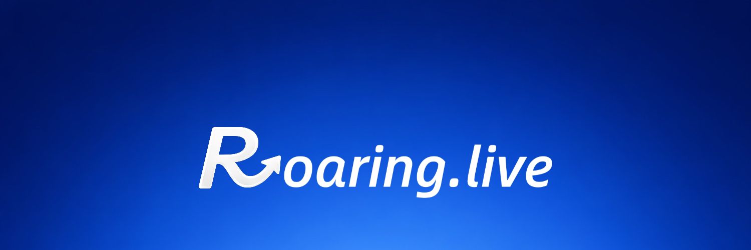 Roaring.live banner