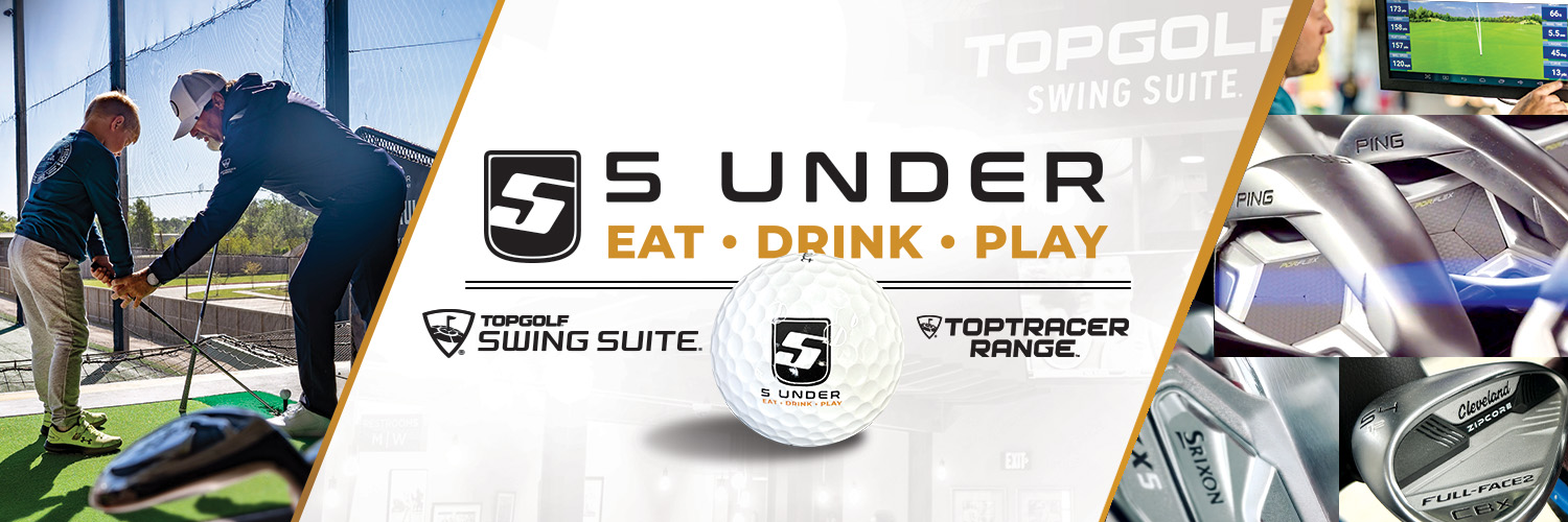 5 Under Golf Center banner