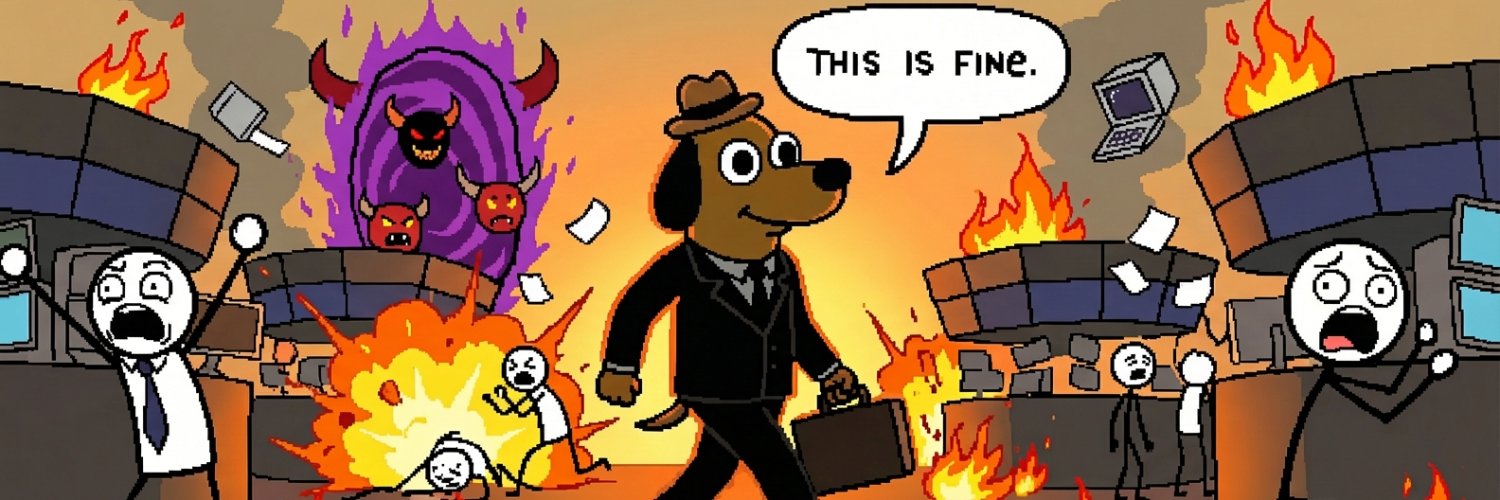This Is Fine banner