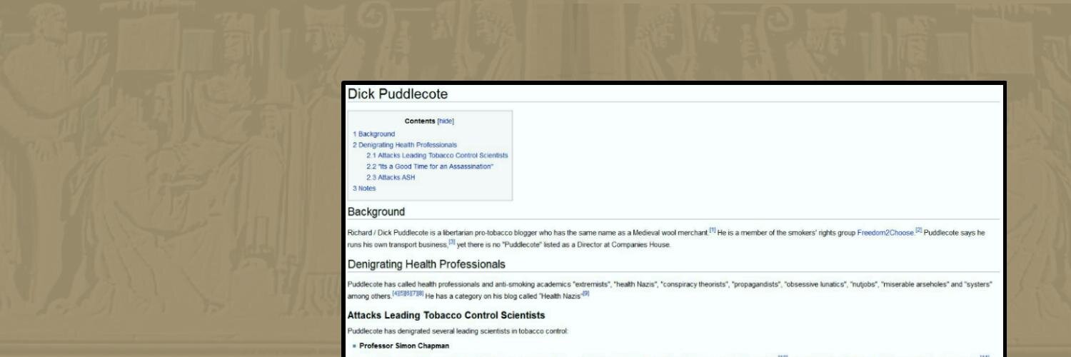 Dick Puddlecote banner