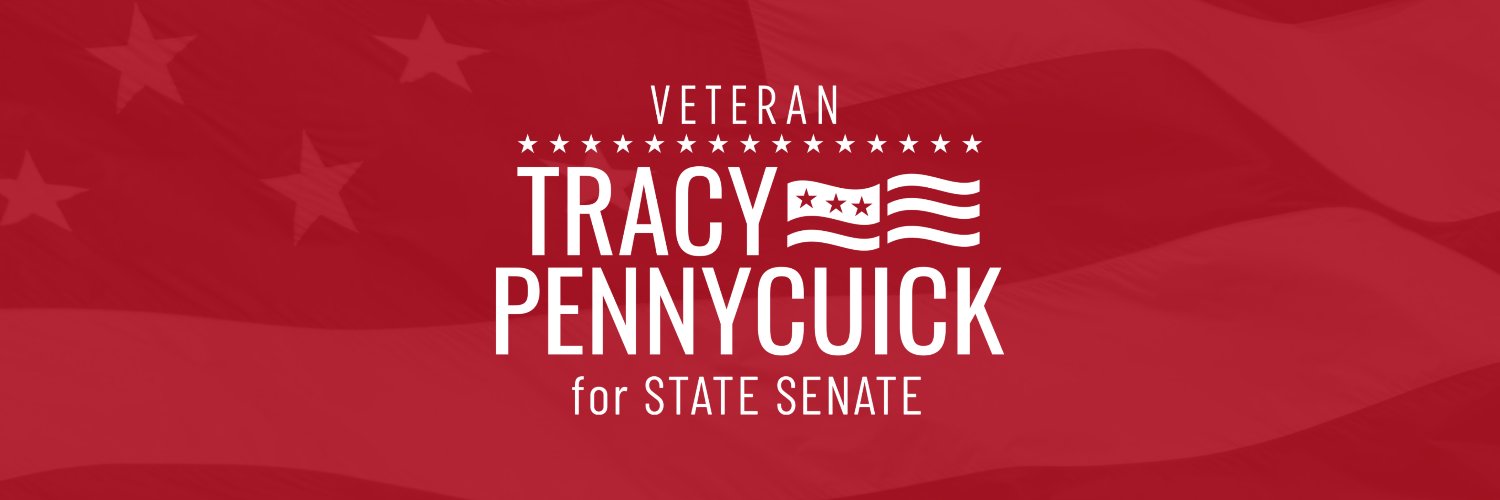 Tracy Pennycuick for State Senate banner