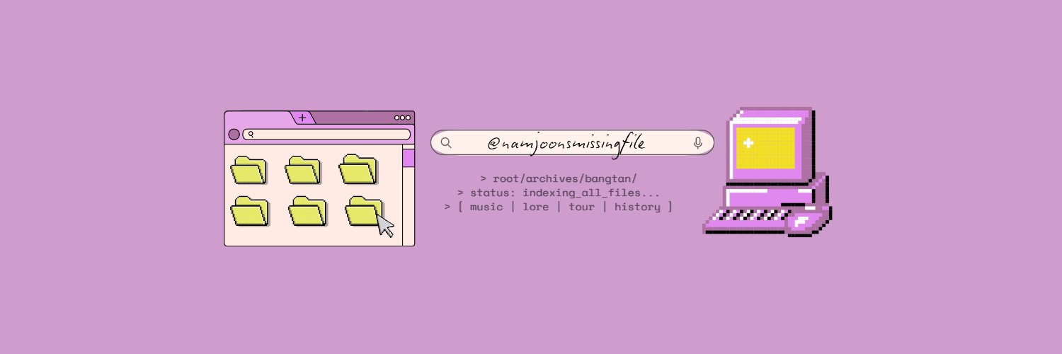 Namjoon's Missing File (IA due to exams) banner