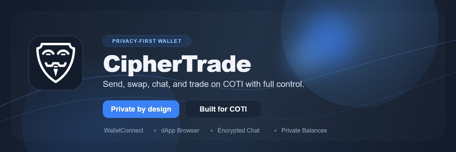 CipherTrade banner