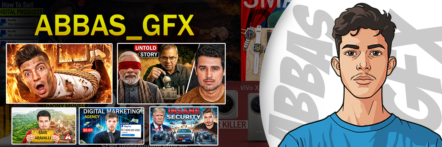 Abbas GFX | Thumbnail Design Specialist banner