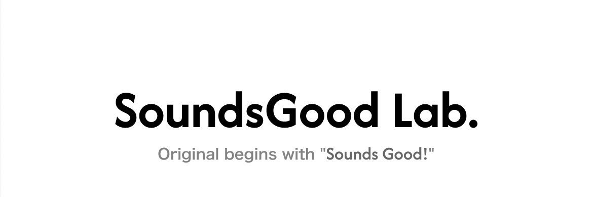 SoundsGood Lab. banner