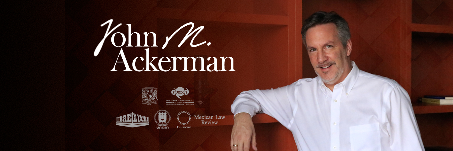 John M. Ackerman's banner