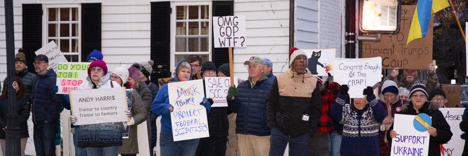 Maryland Democratic Party's banner