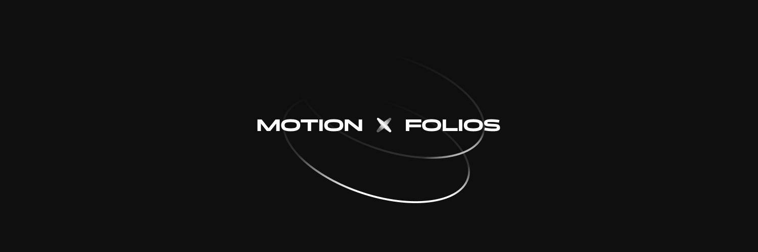 Motion Folios banner