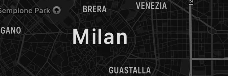Milán; banner