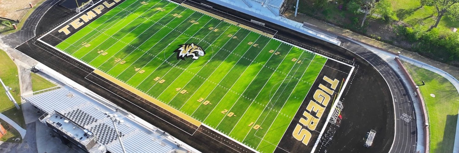 Temple High School Football banner
