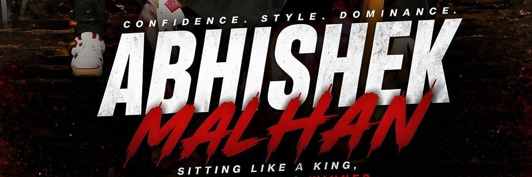always abhishek 👑 banner