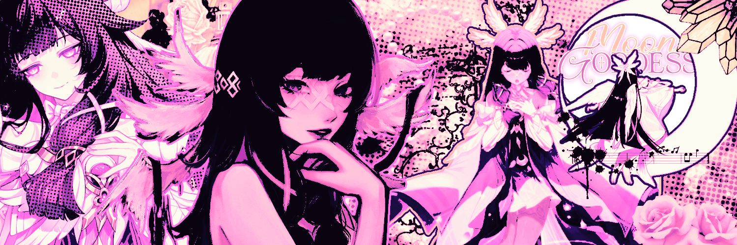 𝜗𝜚 ࣪˖ ‍ ‍ ‍ 𝓛ᥙᥒᥲr ‍ ‍ ‍ ‍𝐆͟𝐨͟𝐝𝚍𝚎𝚜𝚜 .̳ ͟ banner