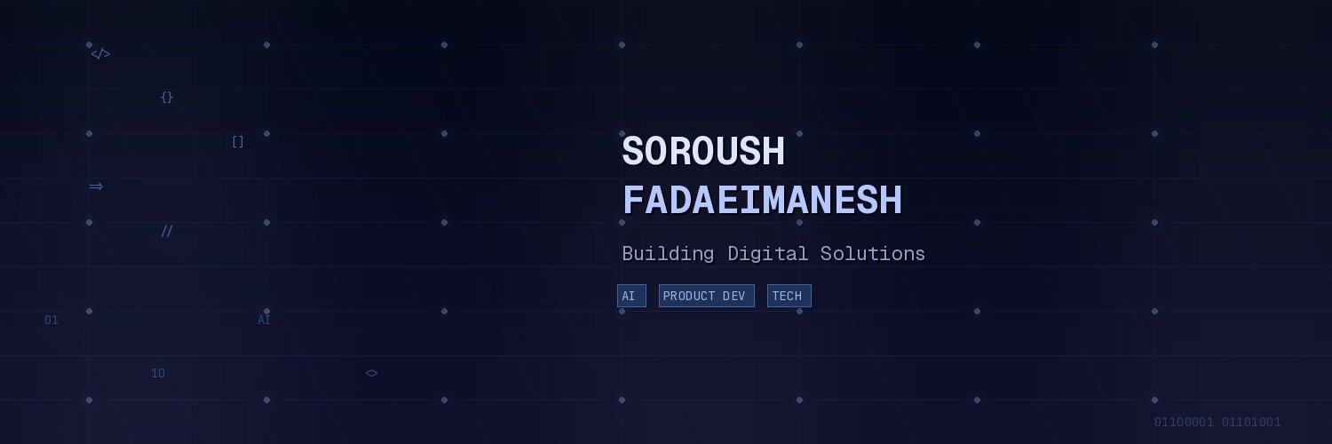 Soroush Fadaeimanesh banner