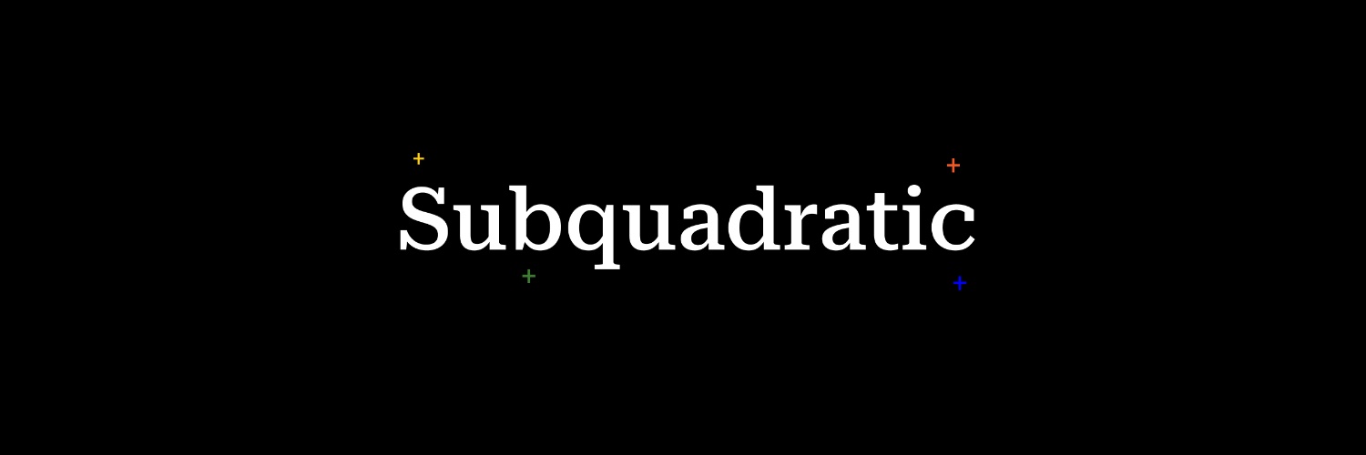 Subquadratic banner