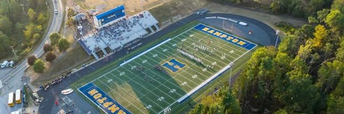Hampton HS Football banner