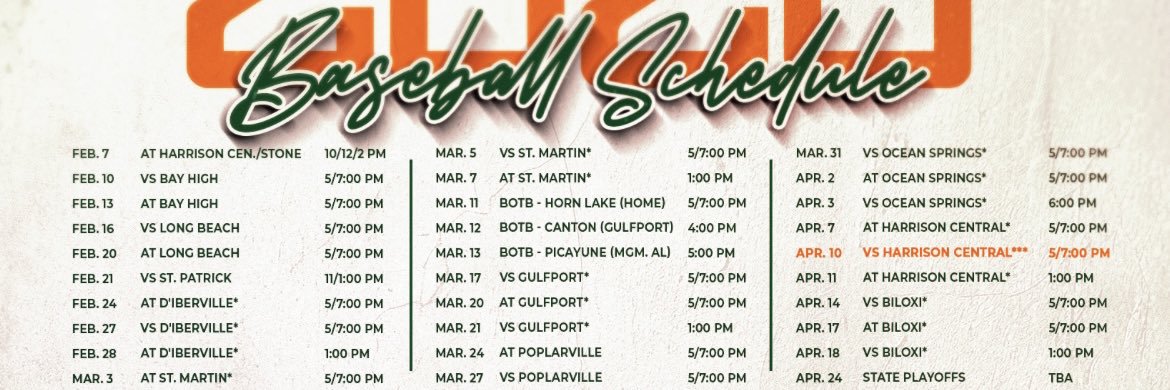 West Harrison Hurricane Baseball banner