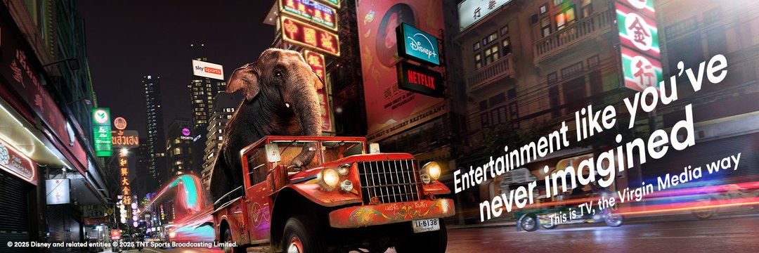 Virgin//media Response banner