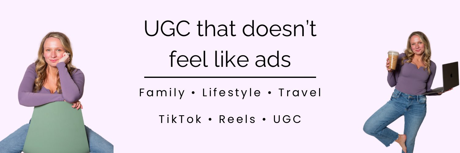 Carly | UGC Creator banner