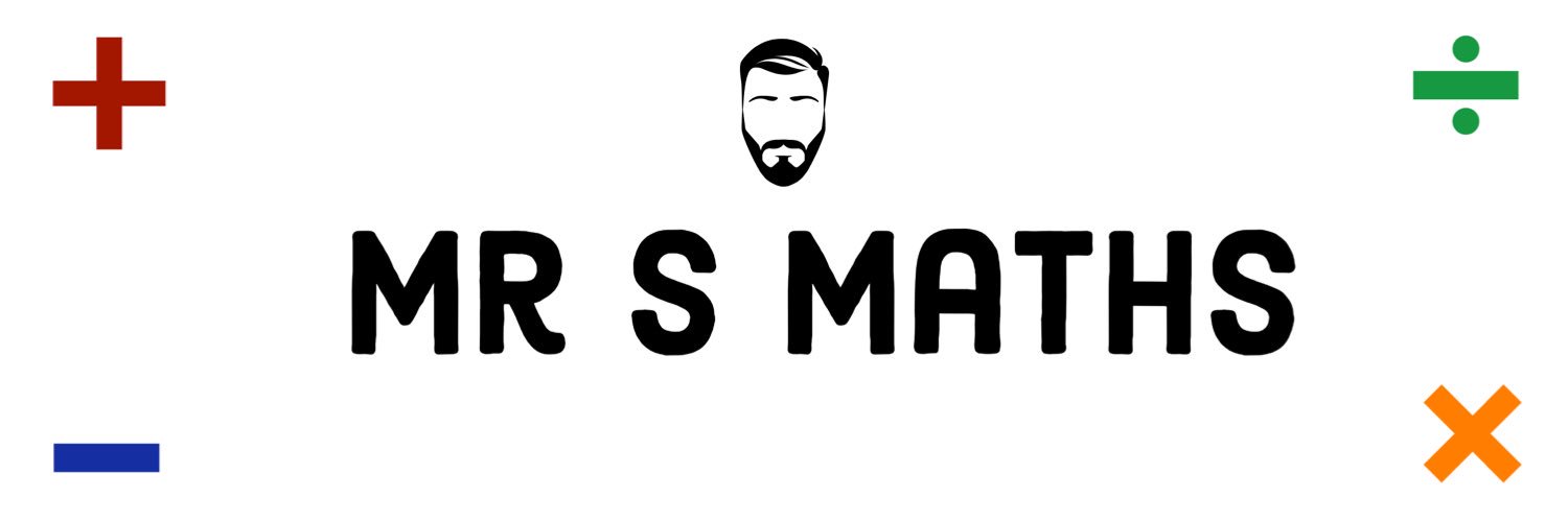 Mr S 💙 Maths banner